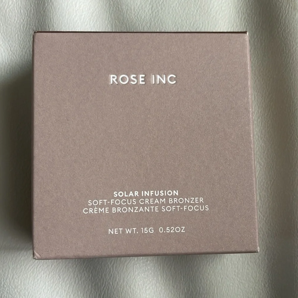 ROSE INC SOLAR INFUSION SOFT-FOCUS CREAM BRONZER CONTOUR MAKEUP NATURAL Y2K